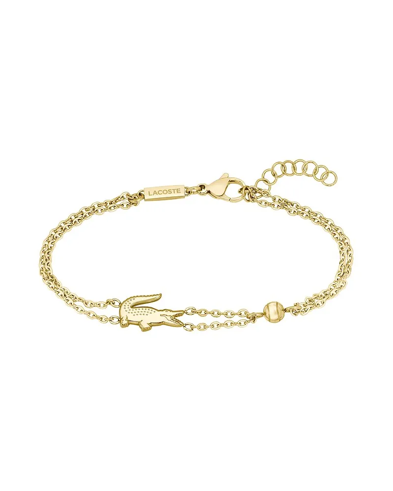 Lacoste Armband CROCODILE Gold
