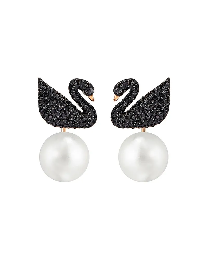 Swarovski Ohrstecker Iconic Swan Roségold