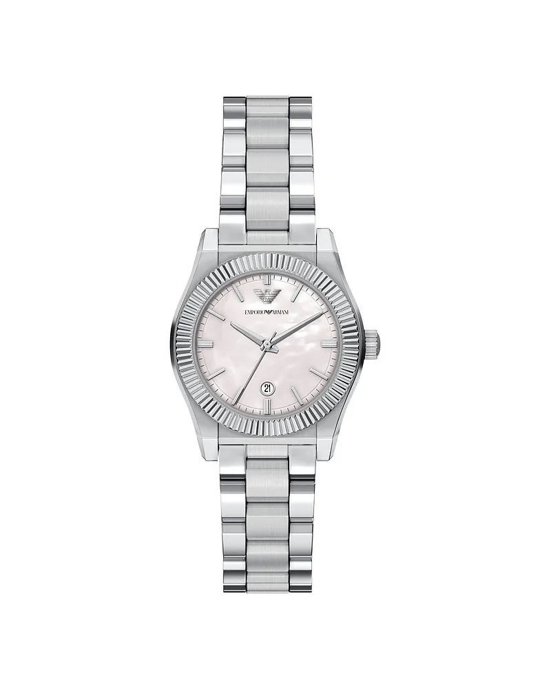 Emporio Armani Damenuhr Silber