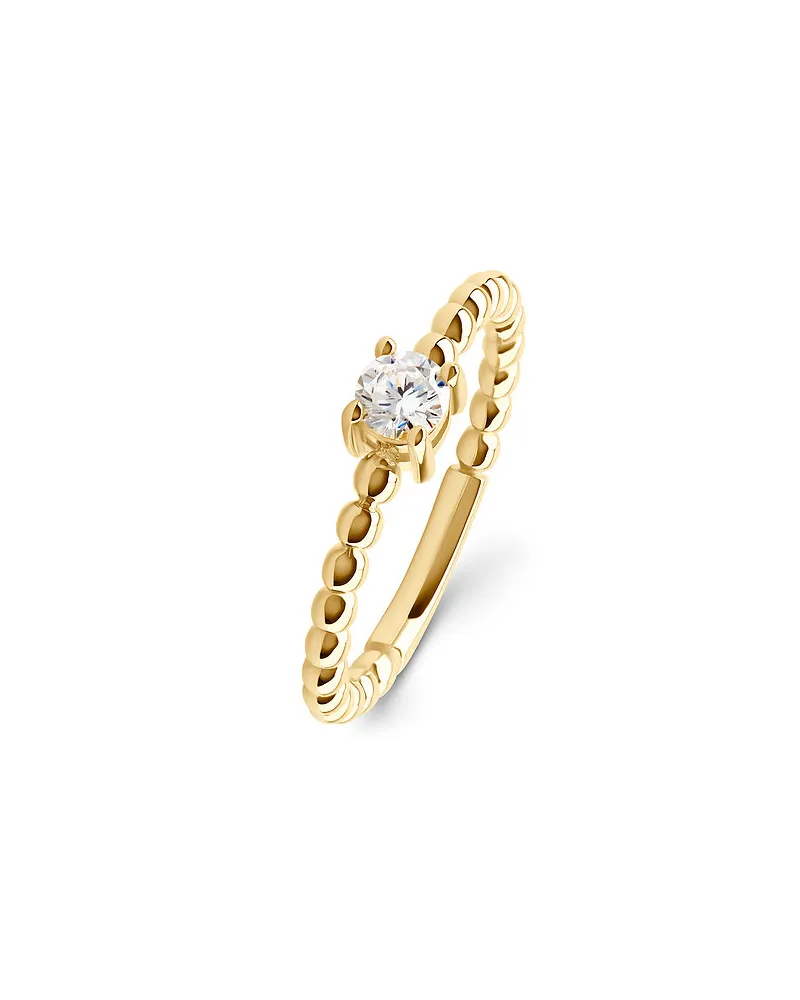Esprit Damenring Dots Gelbgold