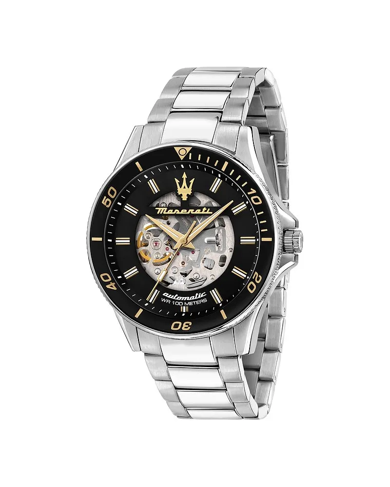 Maserati Herrenuhr Sfida Silber