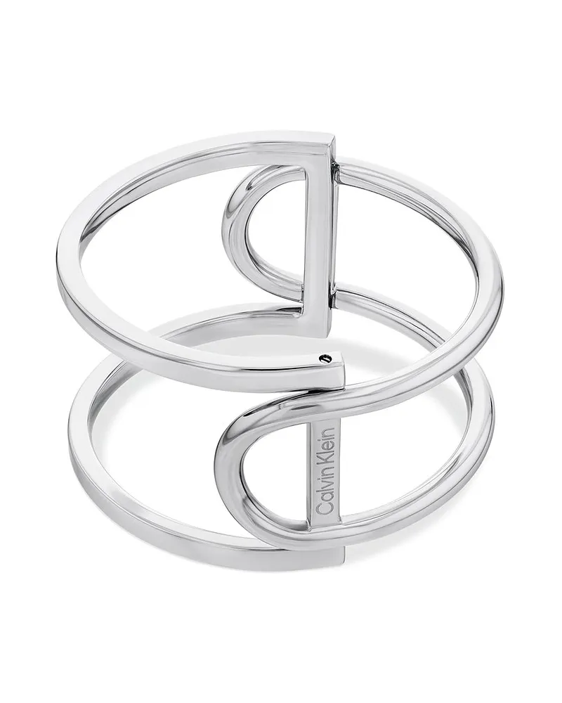 Calvin Klein Armreif TOURED GEOMETRY Silber