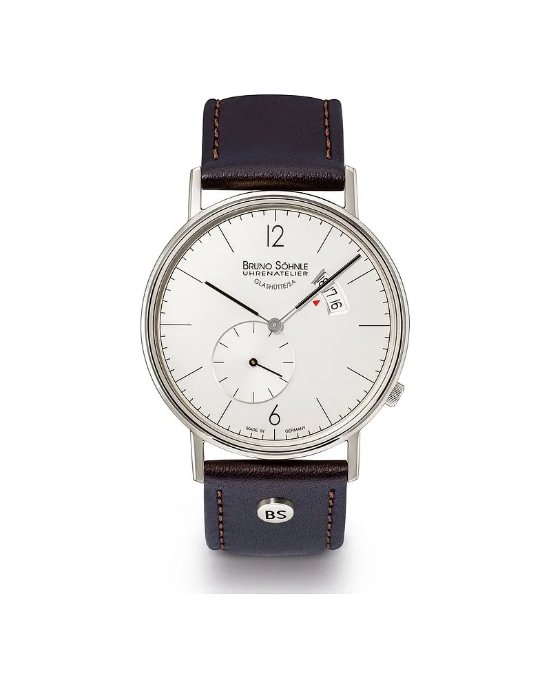 Bruno Söhnle Herrenuhr Rondo Big Silber