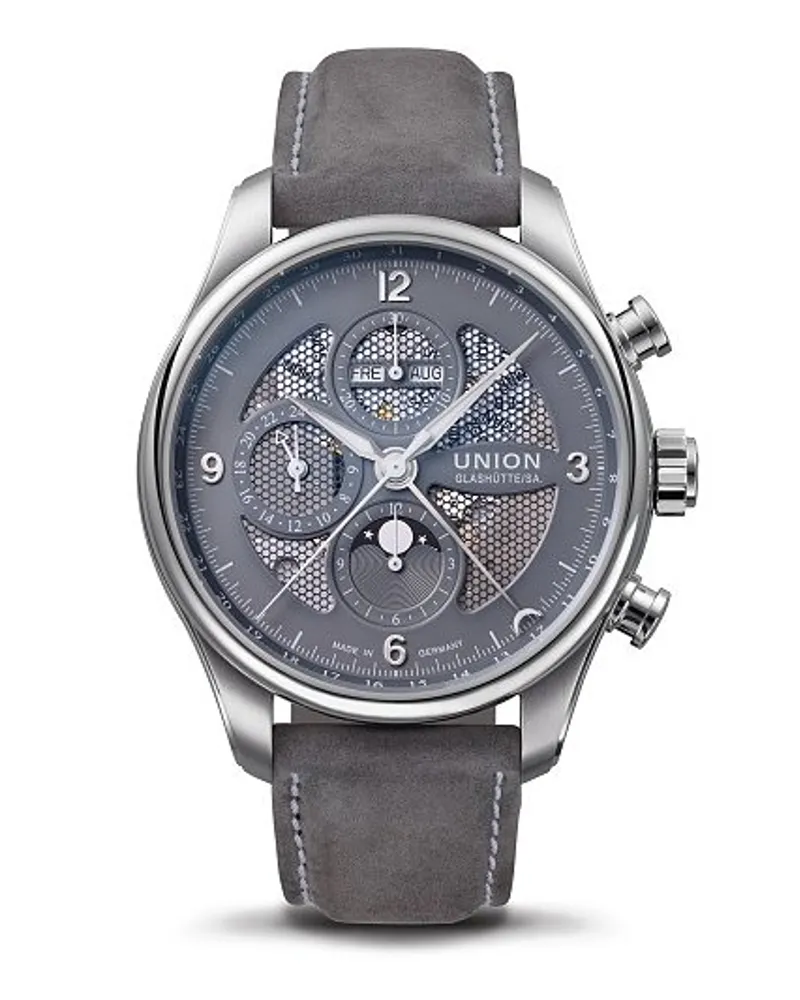 Union Glashütte Chronograph Belisar Mondphase Silber