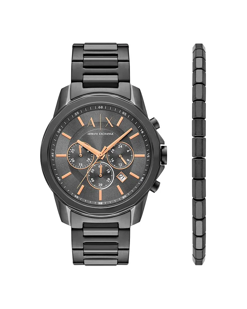 Armani Exchange Uhren-Set Grau