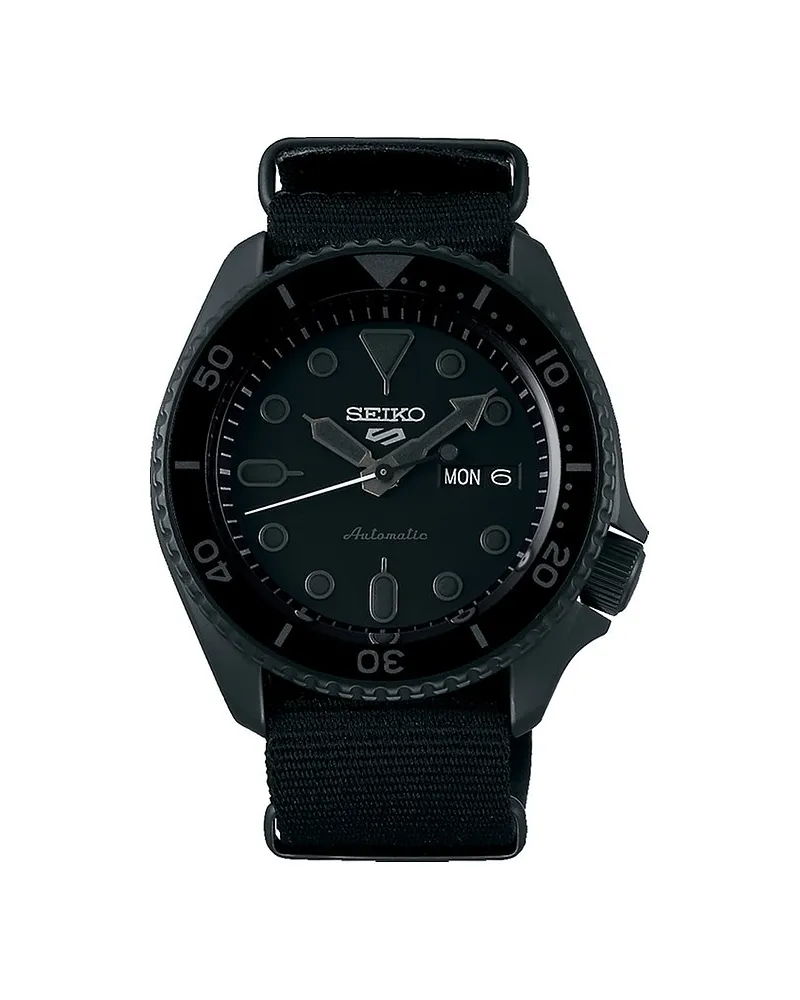 Seiko Herrenuhr Seiko 5 Sports Schwarz