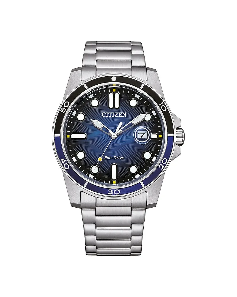 Citizen Herrenuhr Sport Silber