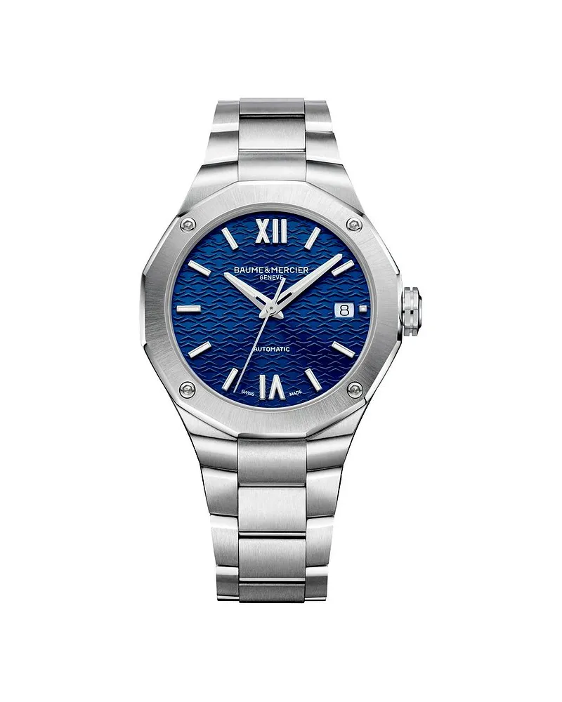 Baume & Mercier Damenuhr Riviera Silber