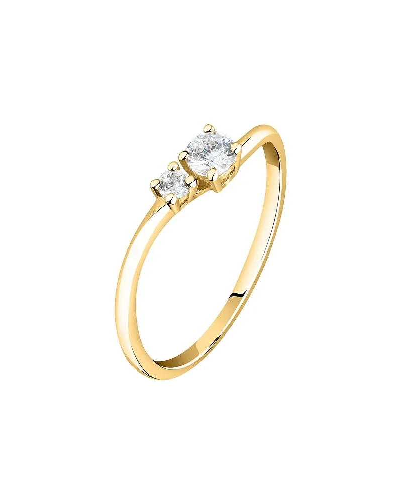 Live Diamond Damenring Gelbgold
