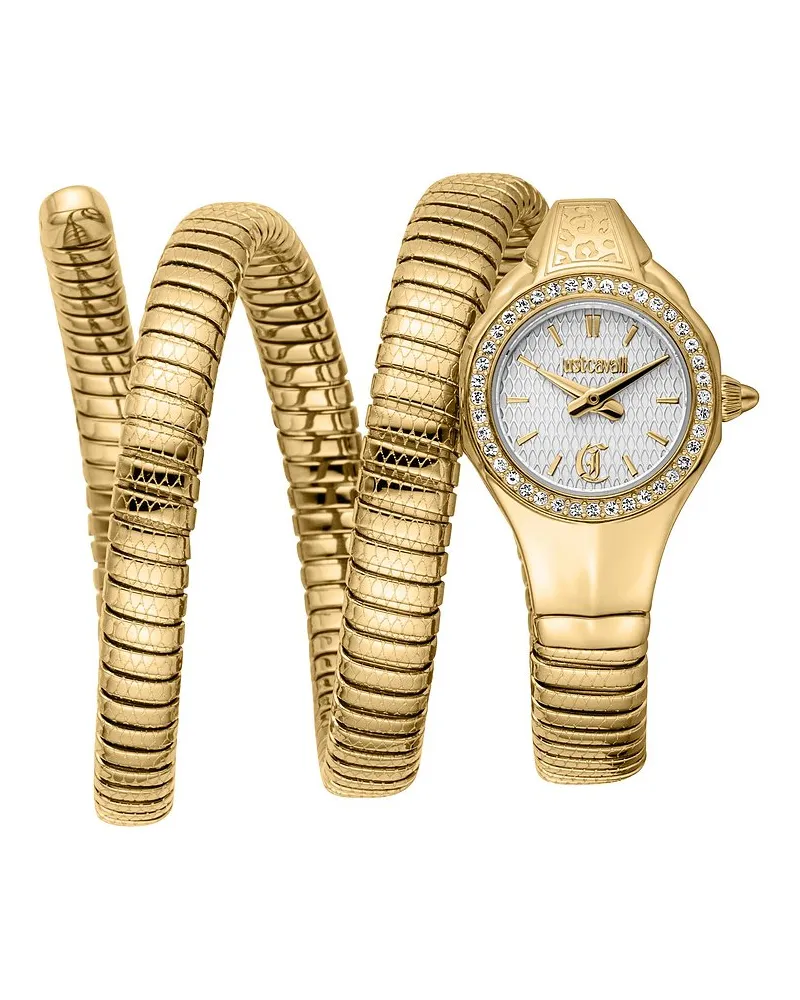 Just Cavalli Damenuhr Signature Snake Gold