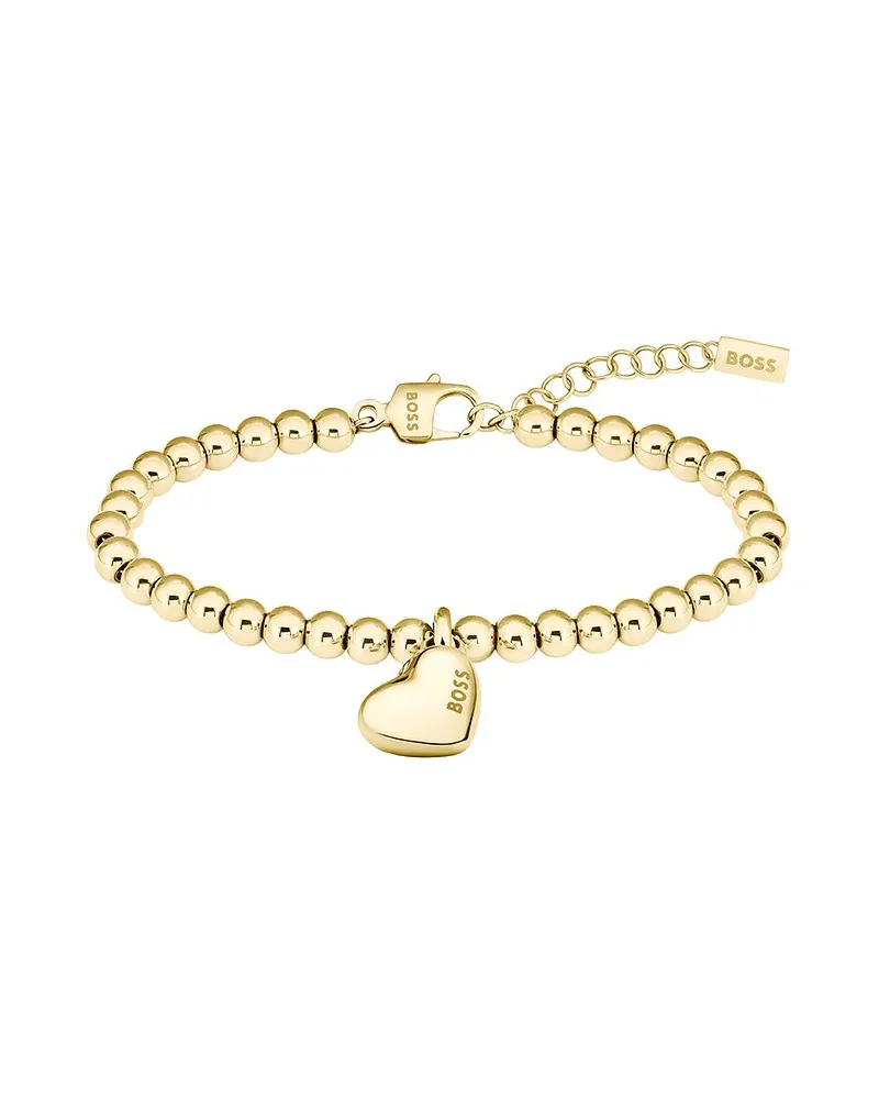HUGO BOSS Armband HONEY HEART BEADS Gold
