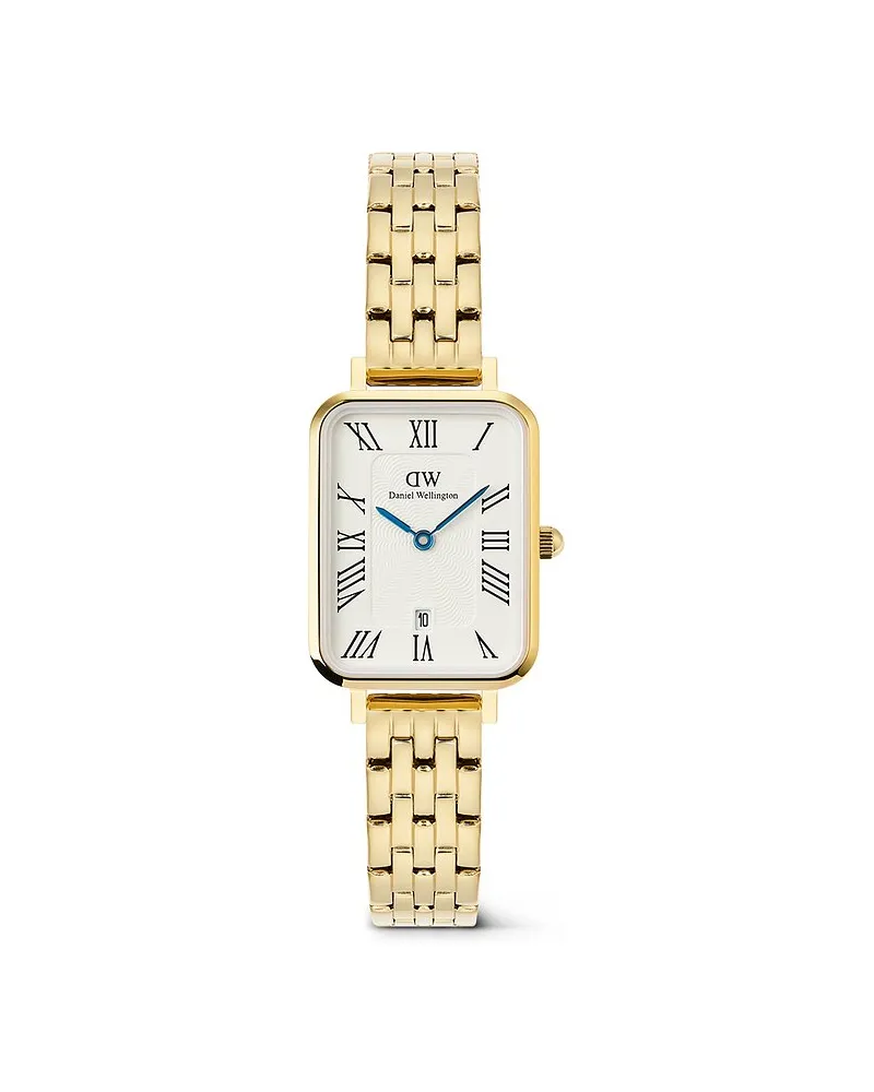 Daniel Wellington Damenuhr Quadro Gelbgold
