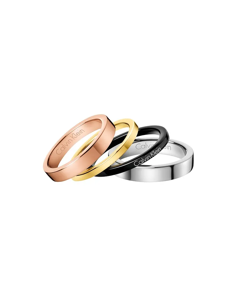 Calvin Klein Damenring Tricolor