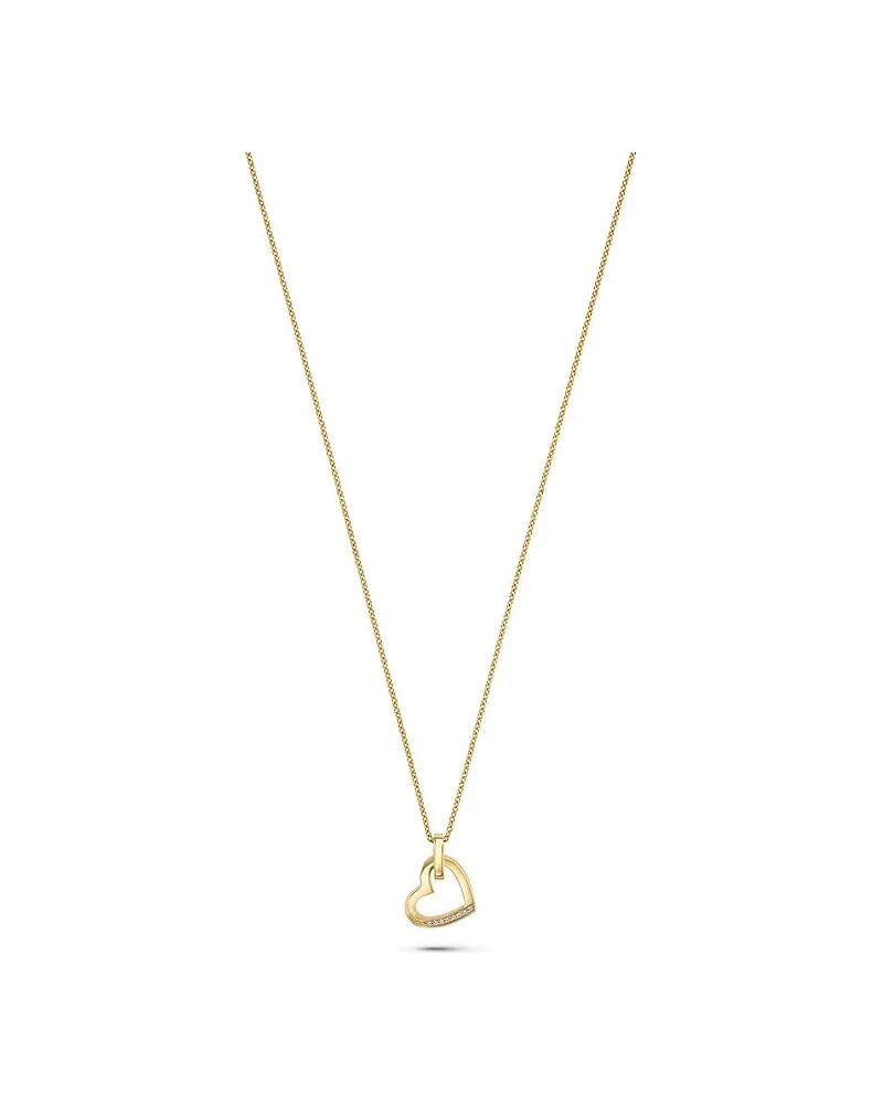 JETTE Kette TWISTED HEART Gold