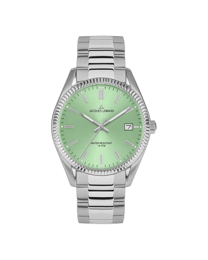 Jacques Lemans Herrenuhr Derby Silber