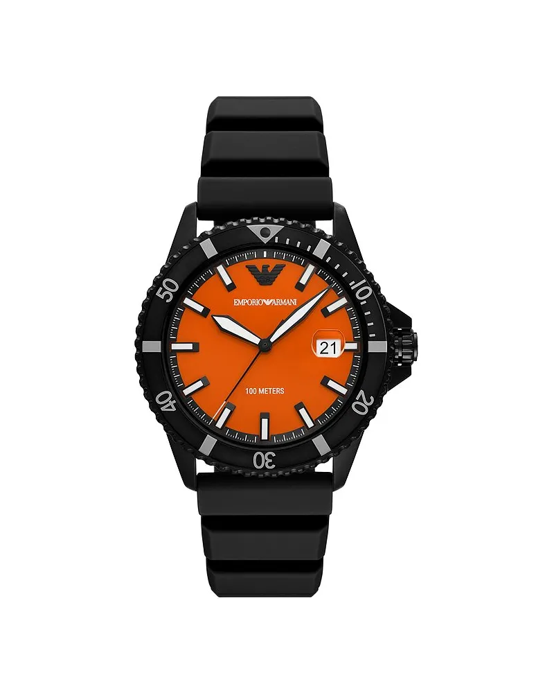 Emporio Armani Herrenuhr Schwarz