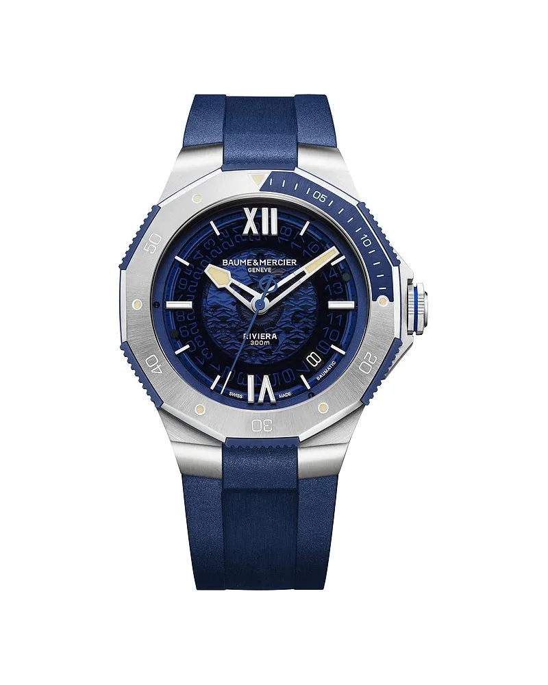 Baume & Mercier Herrenuhr Riviera Silber