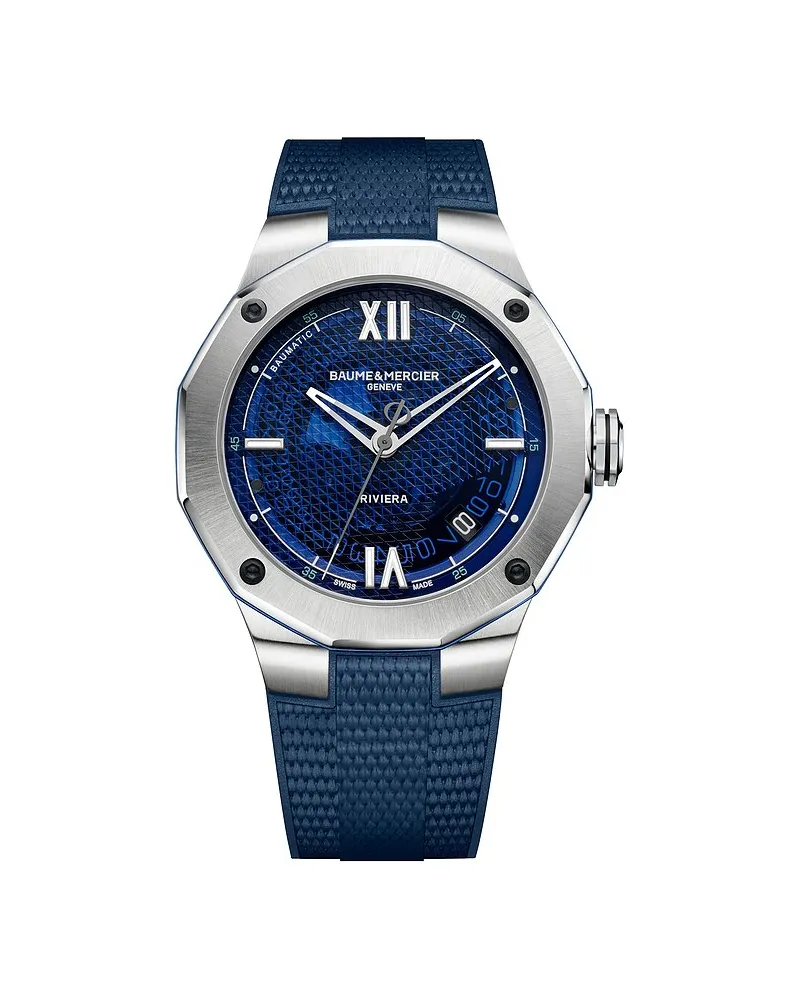 Baume & Mercier Herrenuhr Riviera Silber