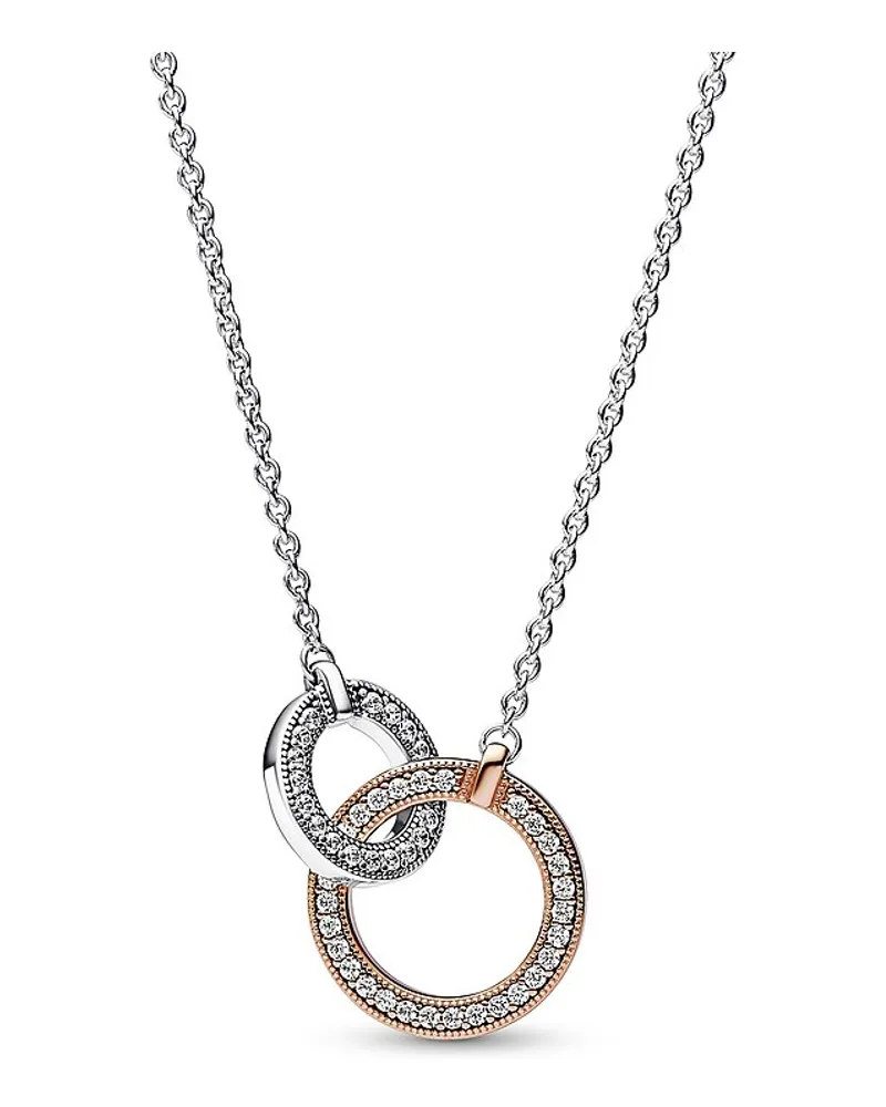 Pandora Kette Signature Bicolor