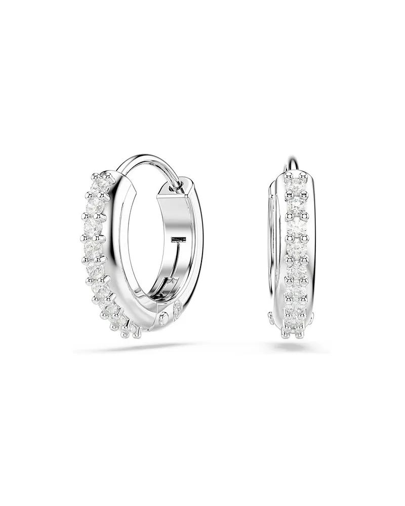 Swarovski Creolen Matrix Weiß