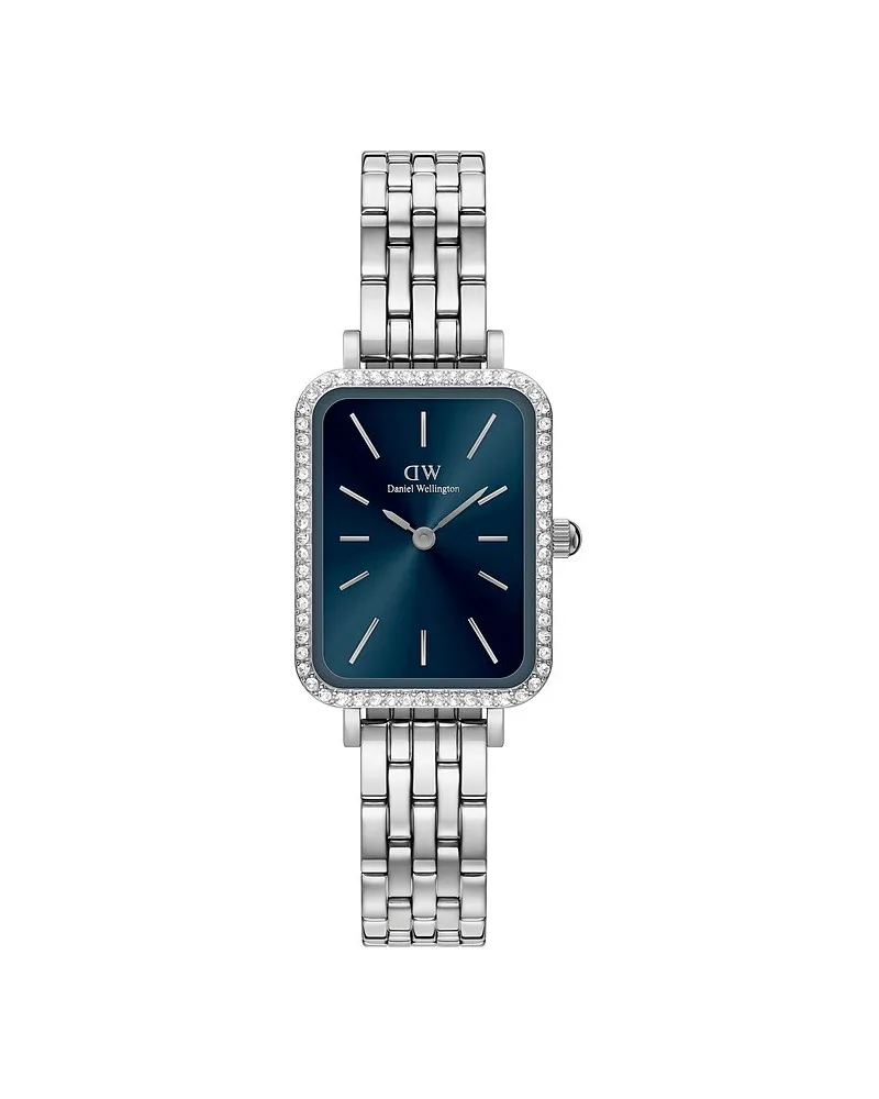 Daniel Wellington Damenuhr Quadro Silber