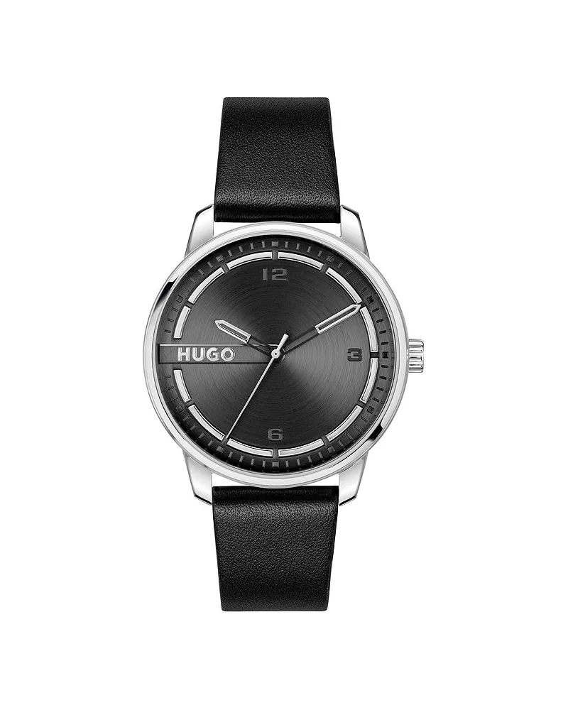 HUGO BOSS Herrenuhr #Stamp Silber