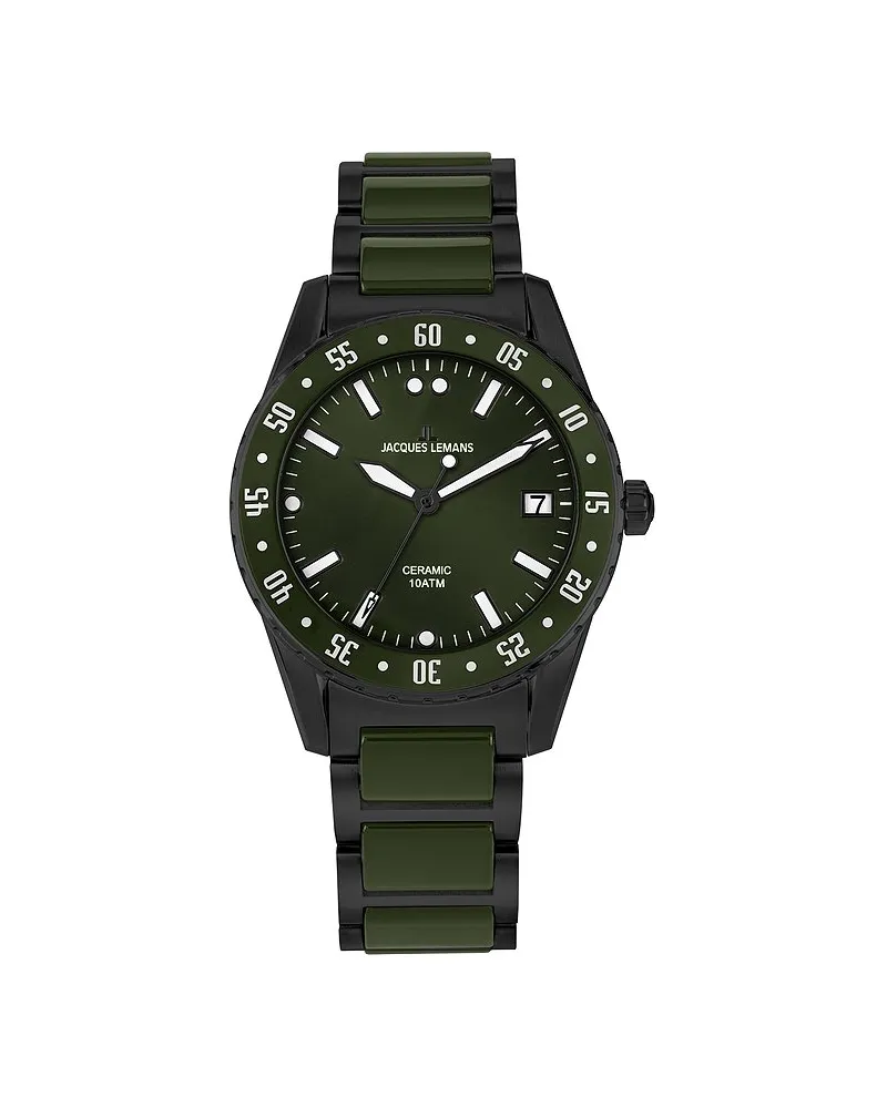 Jacques Lemans Herrenuhr Liverpool Schwarz