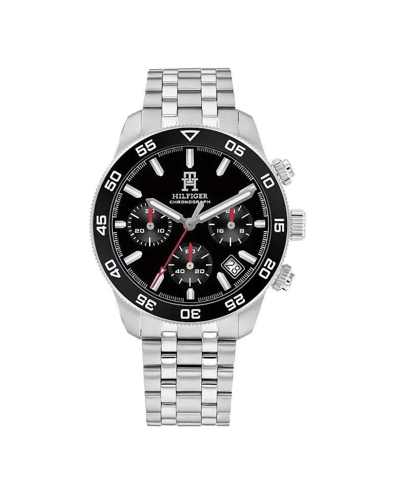 Tommy Hilfiger Chronograph Th85 Chrono Silber