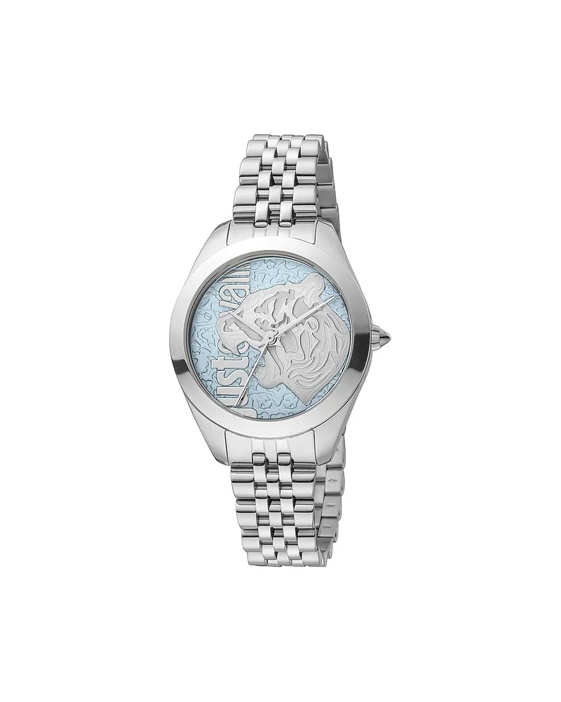 Just Cavalli Damenuhr Animalier Silber