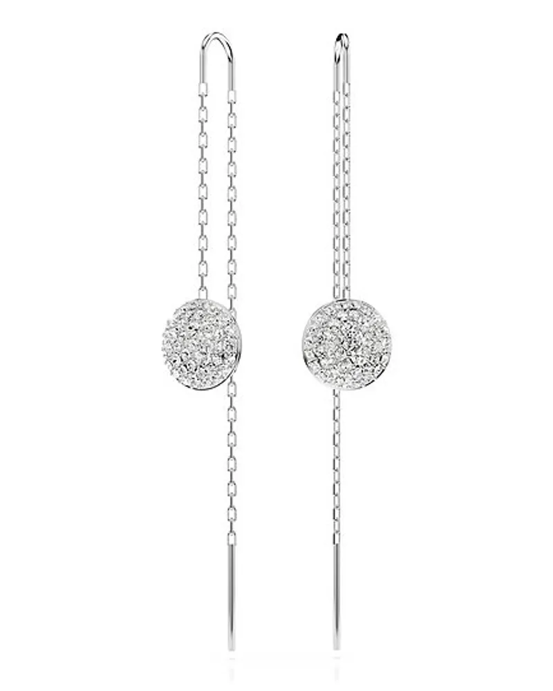 Swarovski Ohrhänger Sublima Round Silber