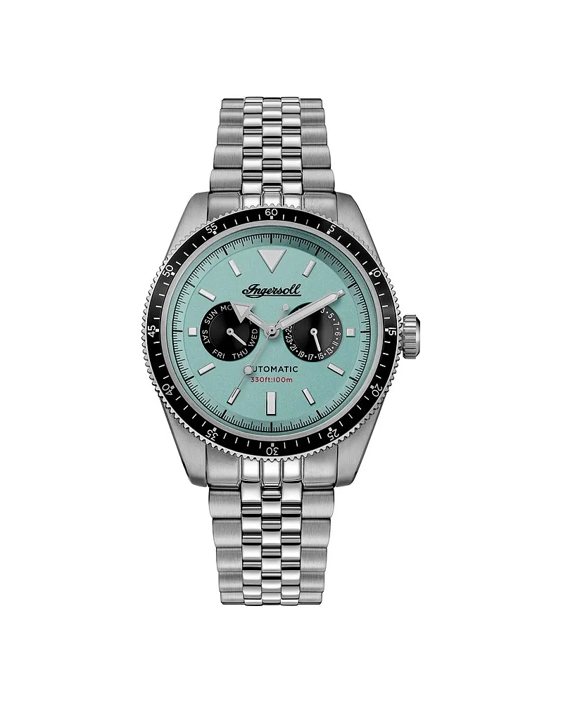 Ingersoll Herrenuhr The Outlaw, 43mm (S Silber