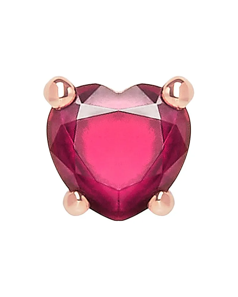 DoDo Einzelner Ohrschmuck Cuore Roségold