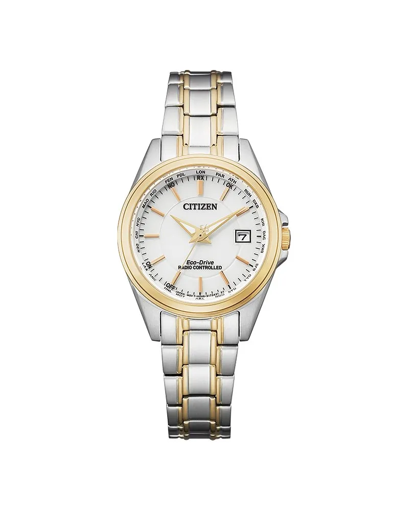 Citizen Damenuhr Sport Eco-Drive Bicolor