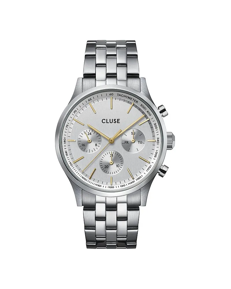 CLUSE Herrenuhr Anthéor Silber