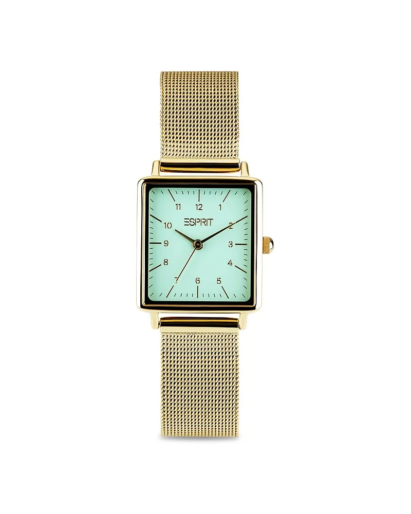 Esprit Damenuhr SQUARE Gelbgold