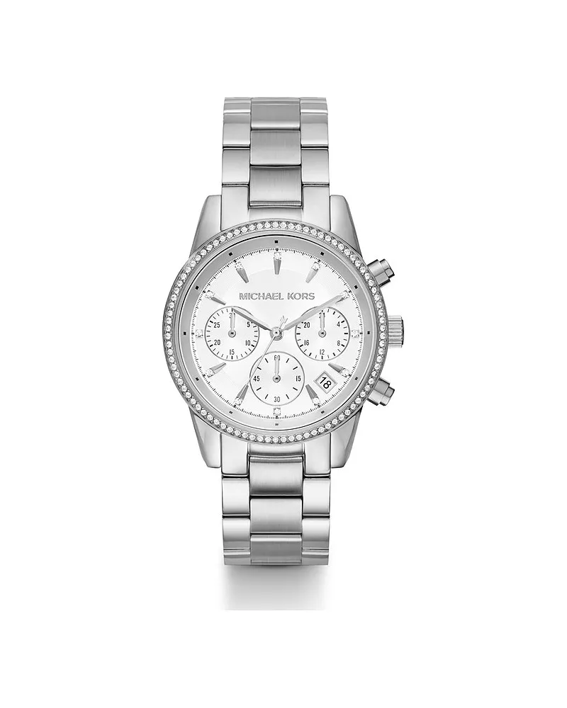 Michael Kors Chronograph Bryant Silber