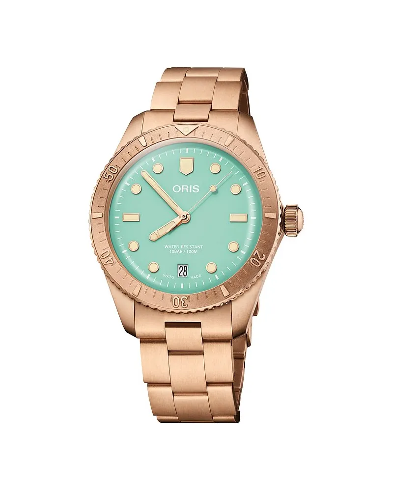 ORIS Damenuhr Cotton Candy Bronze