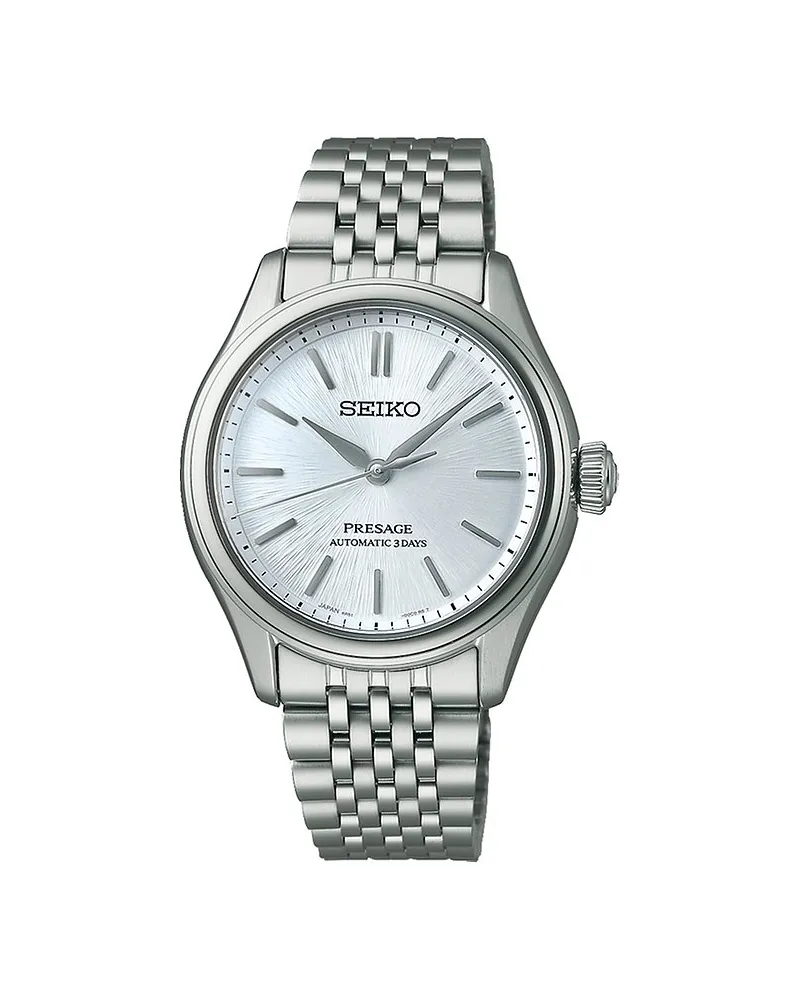 Seiko Herrenuhr Presage Classic Series Silber