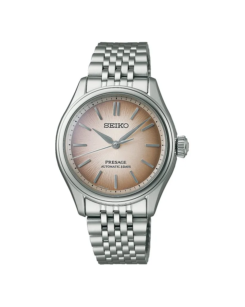 Seiko Herrenuhr Presage Classic Series Silber