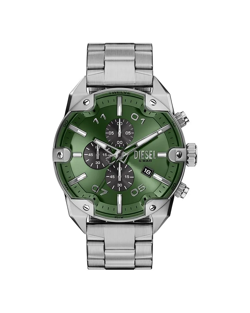 Diesel Chronograph Spiked Silber