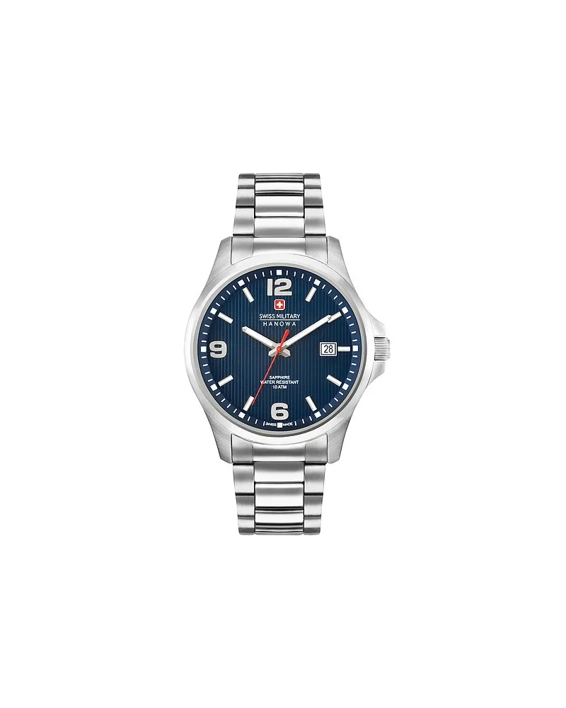 Swiss Military Herrenuhr Silber