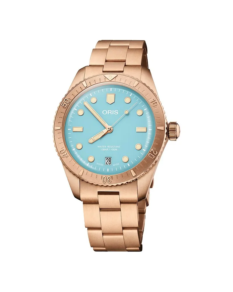 ORIS Damenuhr Cotton Candy Bronze