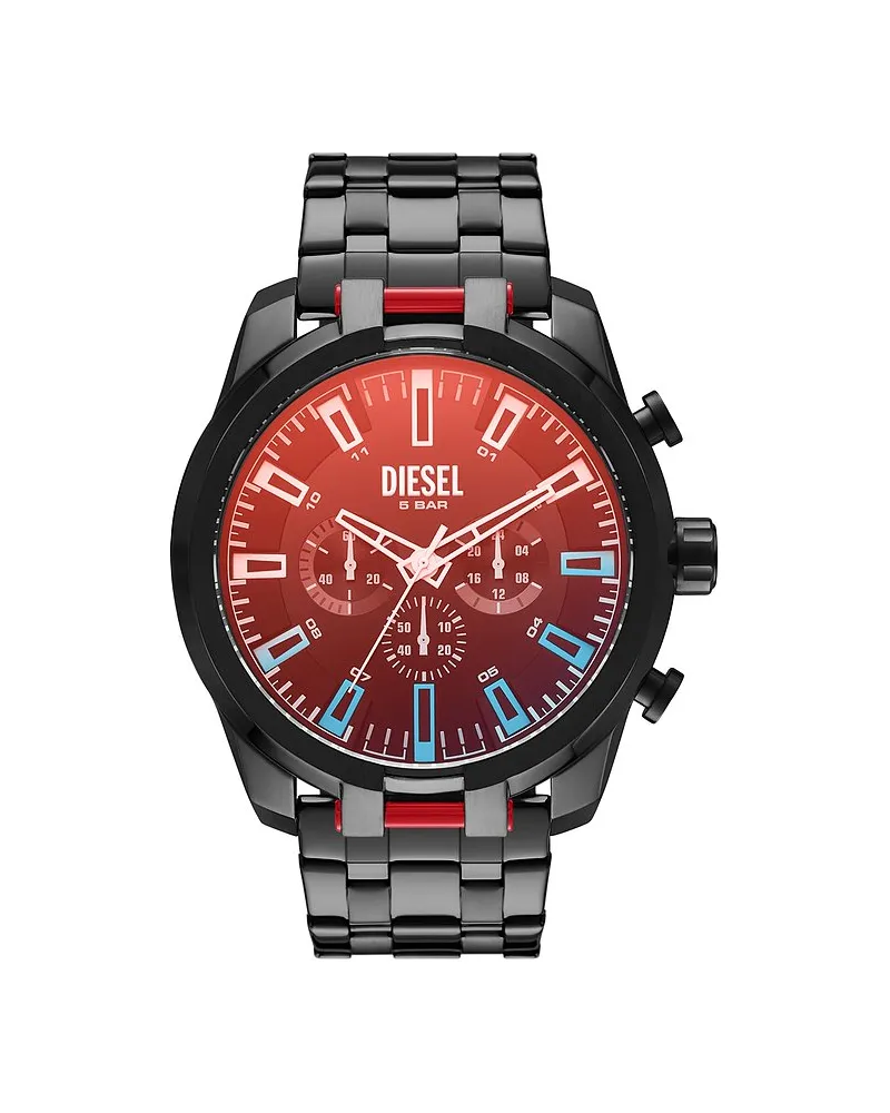 Diesel Chronograph Split Schwarz