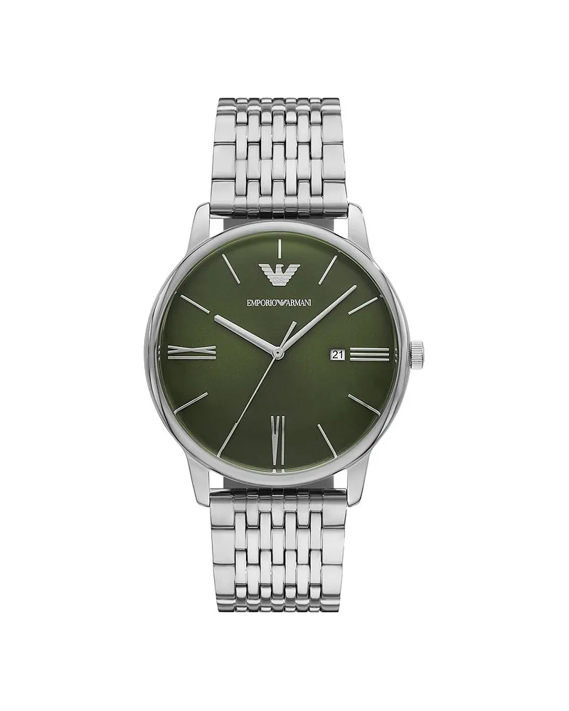 Emporio Armani Herrenuhr Silber