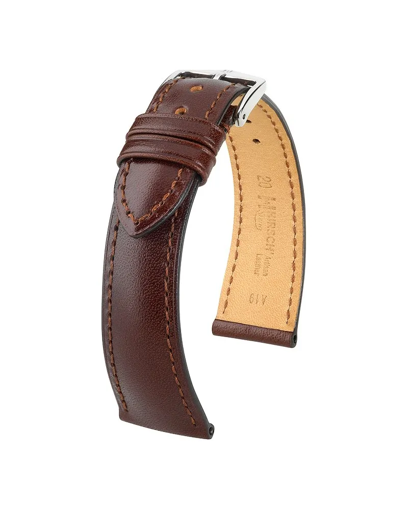 Hirsch Lederband Siena Braun