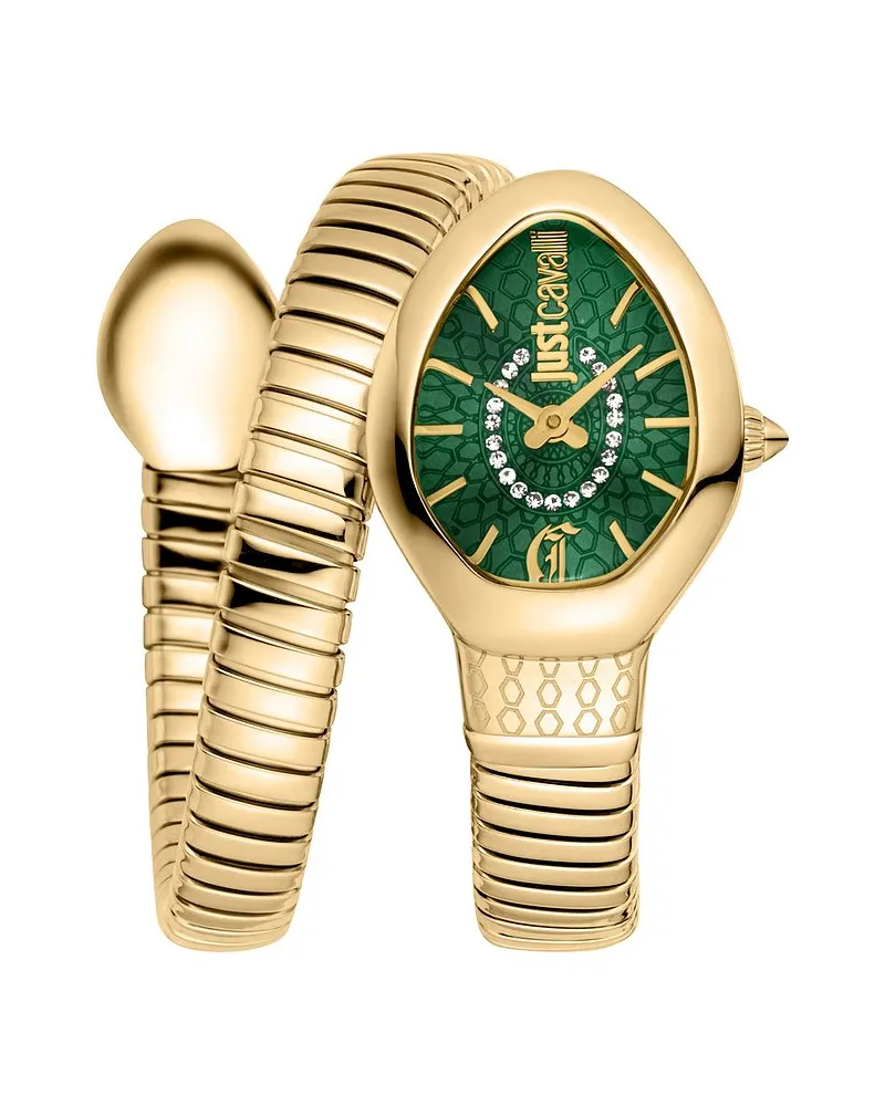 Just Cavalli Damenuhr Signature Snake Gold