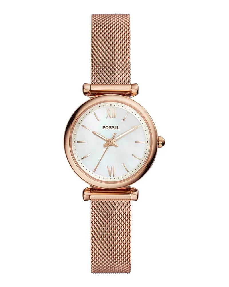 Fossil Damenuhr Carlie Mini Roségold