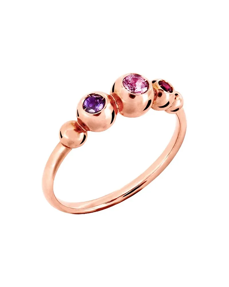 DoDo Damenring Bollicine Roségold