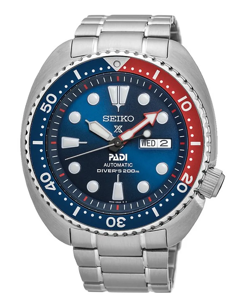 Seiko Herrenuhr SEA Silber