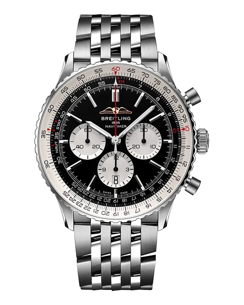 Breitling Chronograph Navitimer Chrono B01 Silber